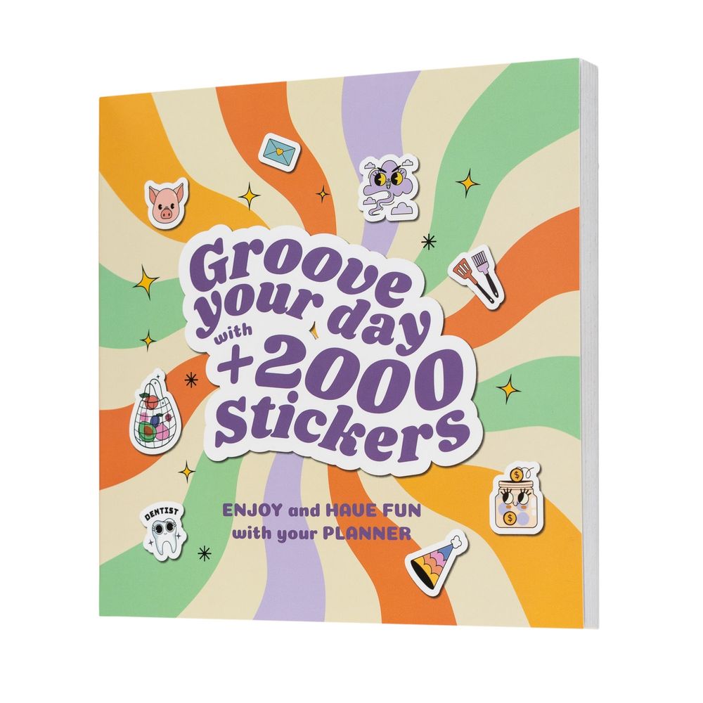 Grupo Erik - Groove Your Day Livre d'autocollants - Multicolore
